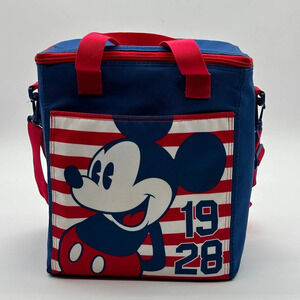 Disney Store Vintage Mickey Mouse Large Insulated Cooler Bag Beach Tote